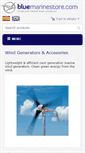 Mobile Screenshot of bluemarinestore.com